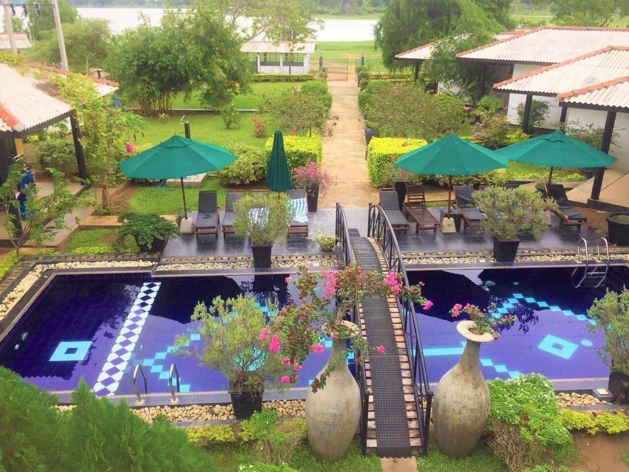 Flower Garden Lake Resort Tissamaharama Bagian luar foto